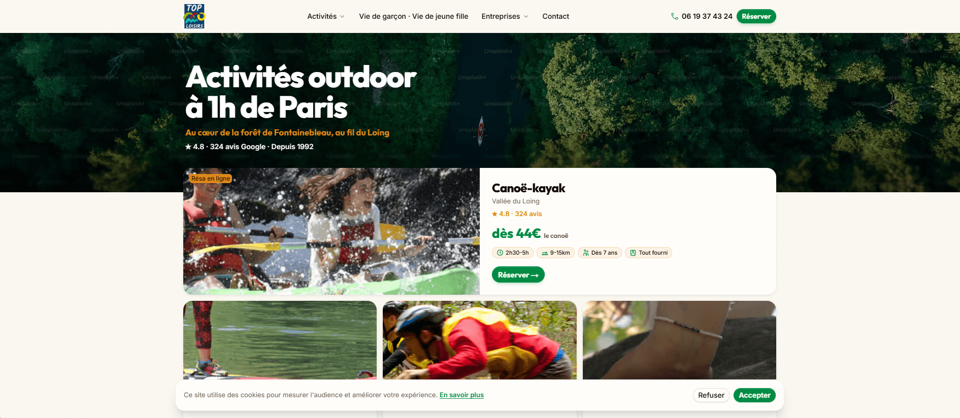 Refonte du site Top Loisirs